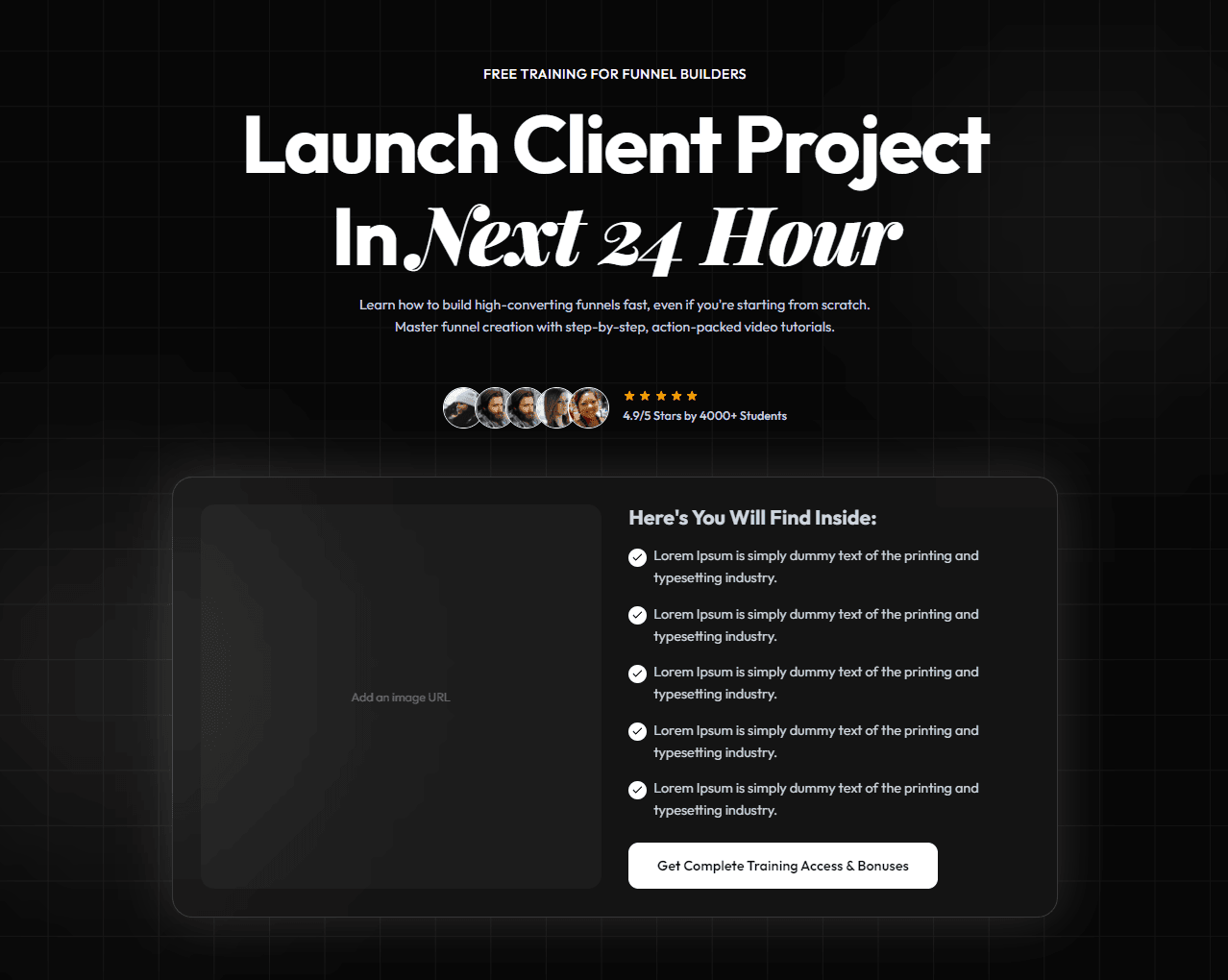 Feature Grid Hero